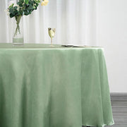 108" Satin Round Tablecloth Wedding Party Table Linens - Sage Green TAB_STN108_SAGE