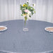 108" Sequined Round Tablecloth - Dusty Blue TAB_02_108_086