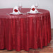 108" Sequined Round Tablecloth - Red TAB_02_108_RED