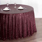 108" Sequined Round Tablecloth