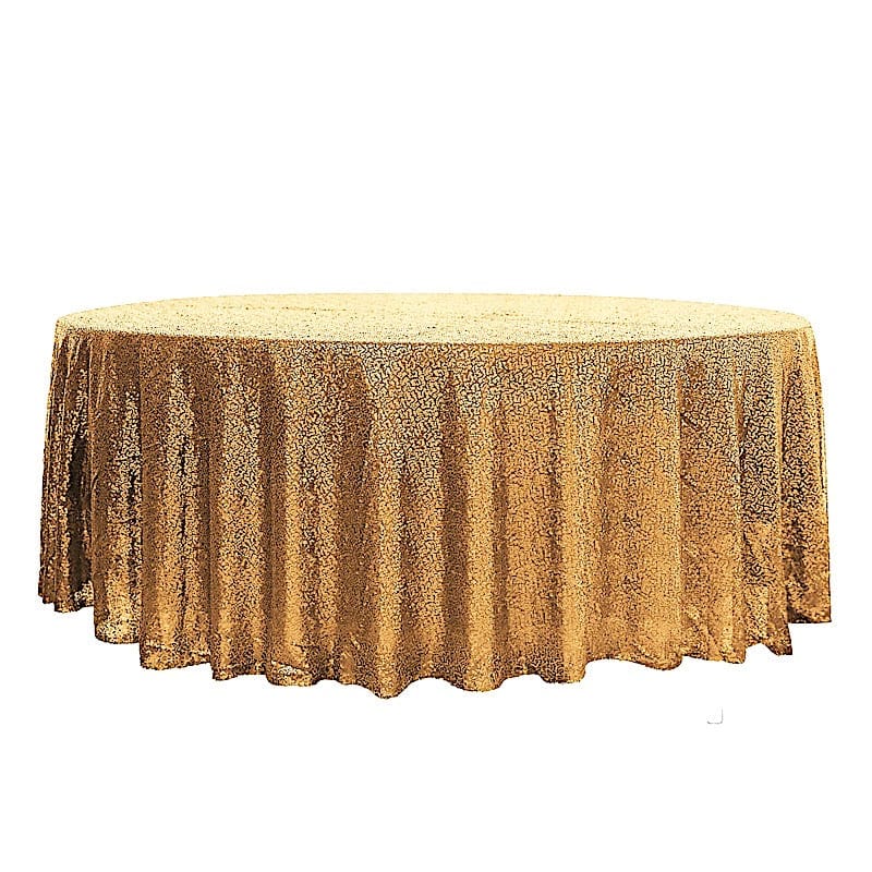 108" Sequined Round Tablecloth