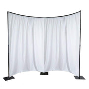 11 ft Adjustable Heavy Duty Curved Pipe and Drape Backdrop Support Kit BKDP_STND11