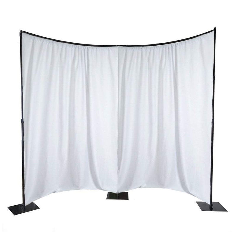 11 ft Adjustable Heavy Duty Curved Pipe and Drape Backdrop Support Kit BKDP_STND11