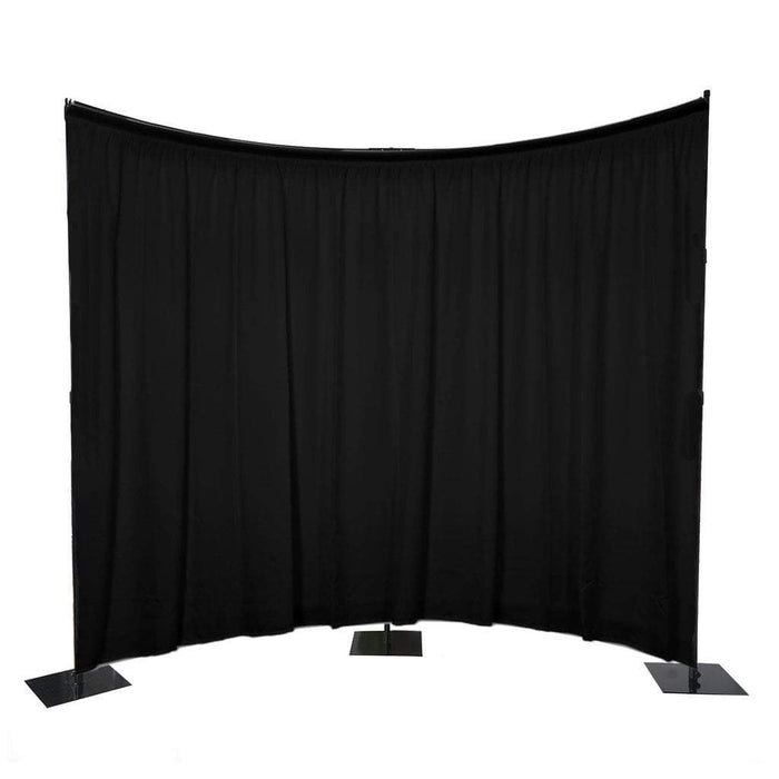11 ft Adjustable Heavy Duty Curved Pipe and Drape Backdrop Support Kit BKDP_STND11