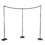 11 ft Adjustable Heavy Duty Curved Pipe and Drape Backdrop Support Kit BKDP_STND11