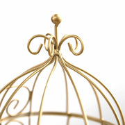 11" tall Cinderella Coach Plant Stand Party Centerpiece - Gold IRON_COACH01_GOLD