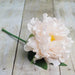 11" tall Silk Artificial Peony Flowers Bouquet Arrangement
