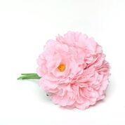 11" tall Silk Artificial Peony Flowers Bouquet Arrangement ARTI_BOUQ_PEO05_PINK