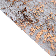 11"x108" Metallic Thin Mesh Polyester Table Runner Wedding Linens