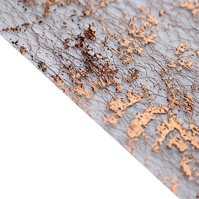 11"x108" Metallic Thin Mesh Polyester Table Runner Wedding Linens