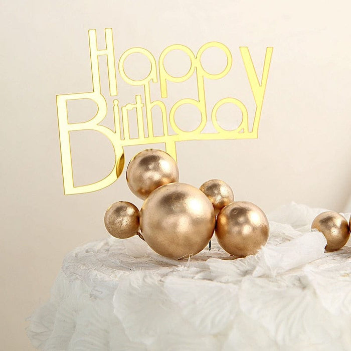 12 Faux Pearl Balls Cake Topper Picks Cupcake Decorations