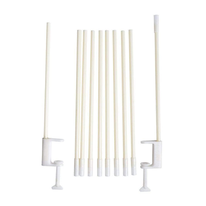 12 ft Balloon Arch Stand Kit for 6 feet table - White BLOON_STAND03
