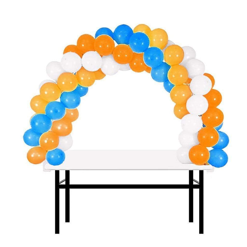 12 ft Balloon Arch Stand Kit for 6 feet table - White BLOON_STAND03