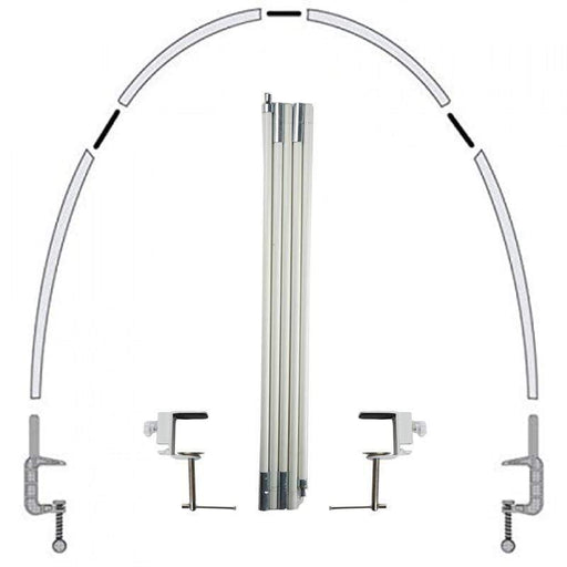 12 ft Balloon Arch Stand Kit for Tables - White BLOON_STAND02