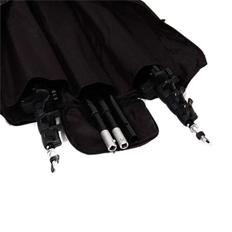 12 ft x 12 ft Photography Large Backdrop Stand Kit - Black BKDP_STND02