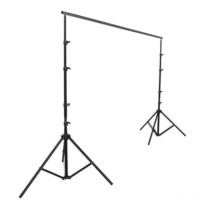 12 ft x 12 ft Photography Large Backdrop Stand Kit - Black BKDP_STND02