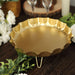 12" Metal Round Crown Cap Dessert Display Stand Cake Serving Tray - Gold CHRG_TRAY014_12_GOLD