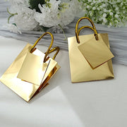 12 Metallic 5" Mini Paper Favor Gift Bags with Handles