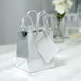12 Metallic 5" Mini Paper Favor Gift Bags with Handles