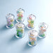 12 Mini 3.5" Plastic Candy Jars with Lids Favor Holders - Clear PLTC_FIL_028_S_CLR