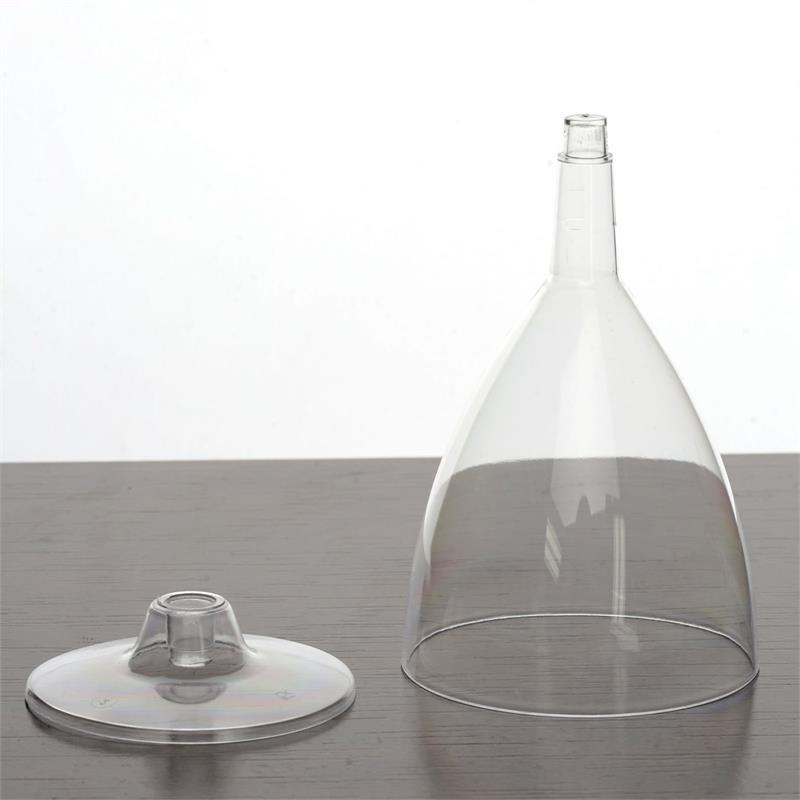 12 pc 6 oz. Clear Classic Hollow Stem Wine Glasses - Disposable Tableware PLST_CU0042_CLR