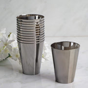12 pc 7 oz. Silver Party Cups - Disposable Tableware PLST_CUP02_SILV