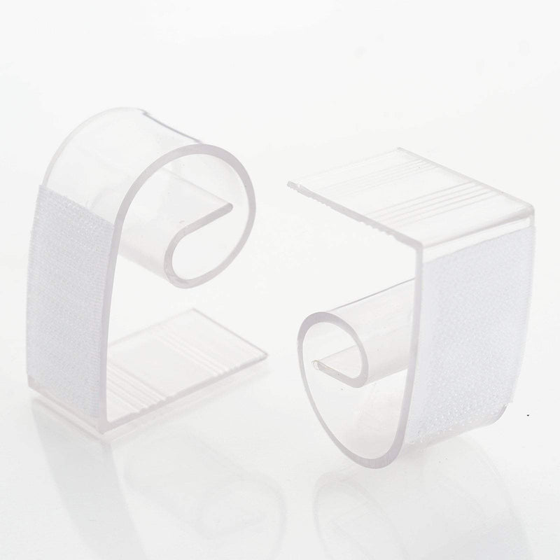 12 pcs 1.2" Wedding Party Table Skirt Large Clips - Clear TAB_PLST08_CLIP