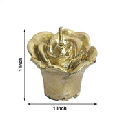 12 pcs 1" wide Mini Rose Flower Floating Candles
