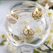 12 pcs 1" wide Mini Rose Flower Floating Candles