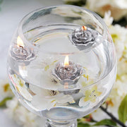 12 pcs 1" wide Mini Rose Flower Floating Candles