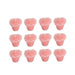 12 pcs 1" wide Mini Rose Flower Floating Candles CAND_SM_PINK