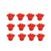 12 pcs 1" wide Mini Rose Flower Floating Candles CAND_SM_RED