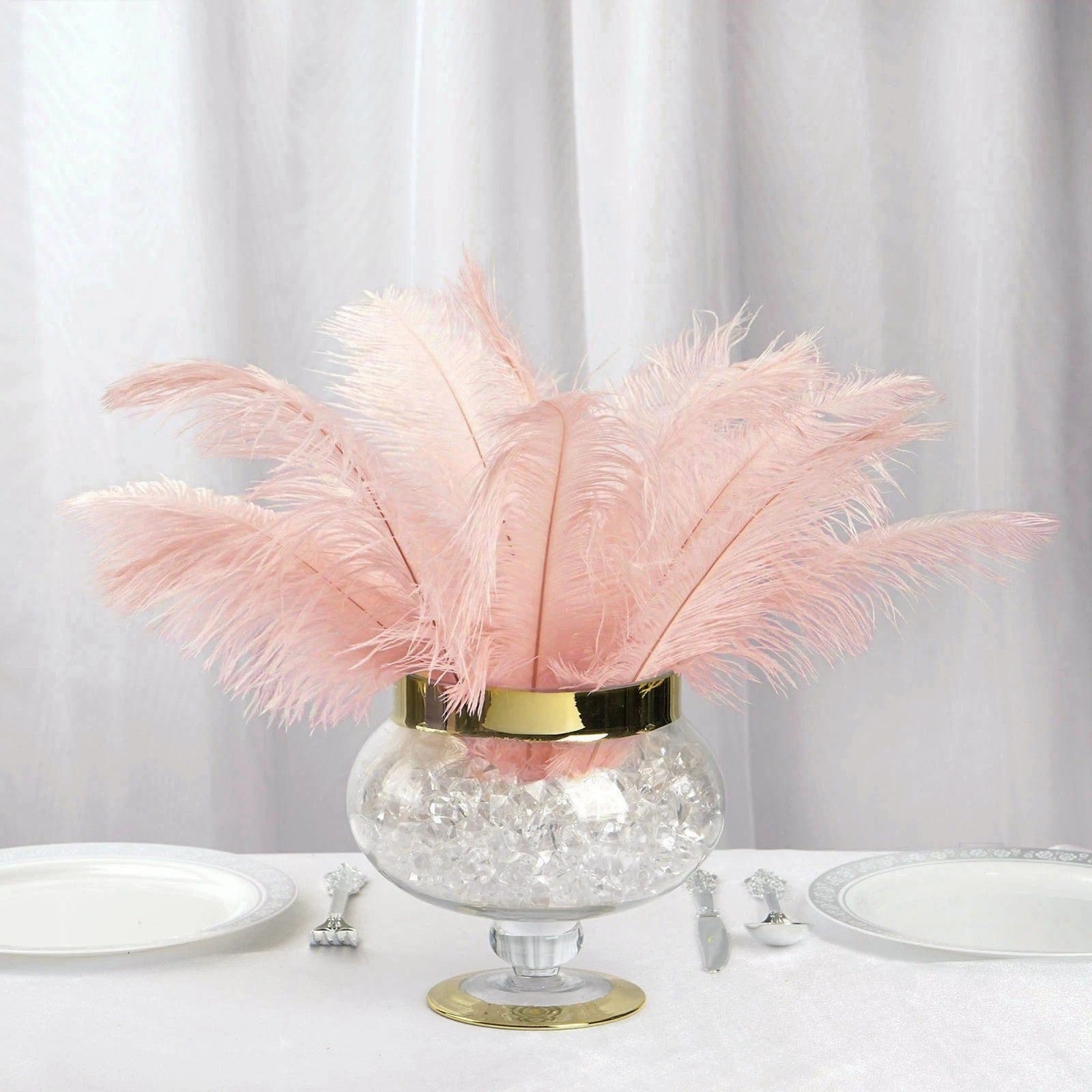 12 pcs 10-15" Authentic Ostrich Feathers