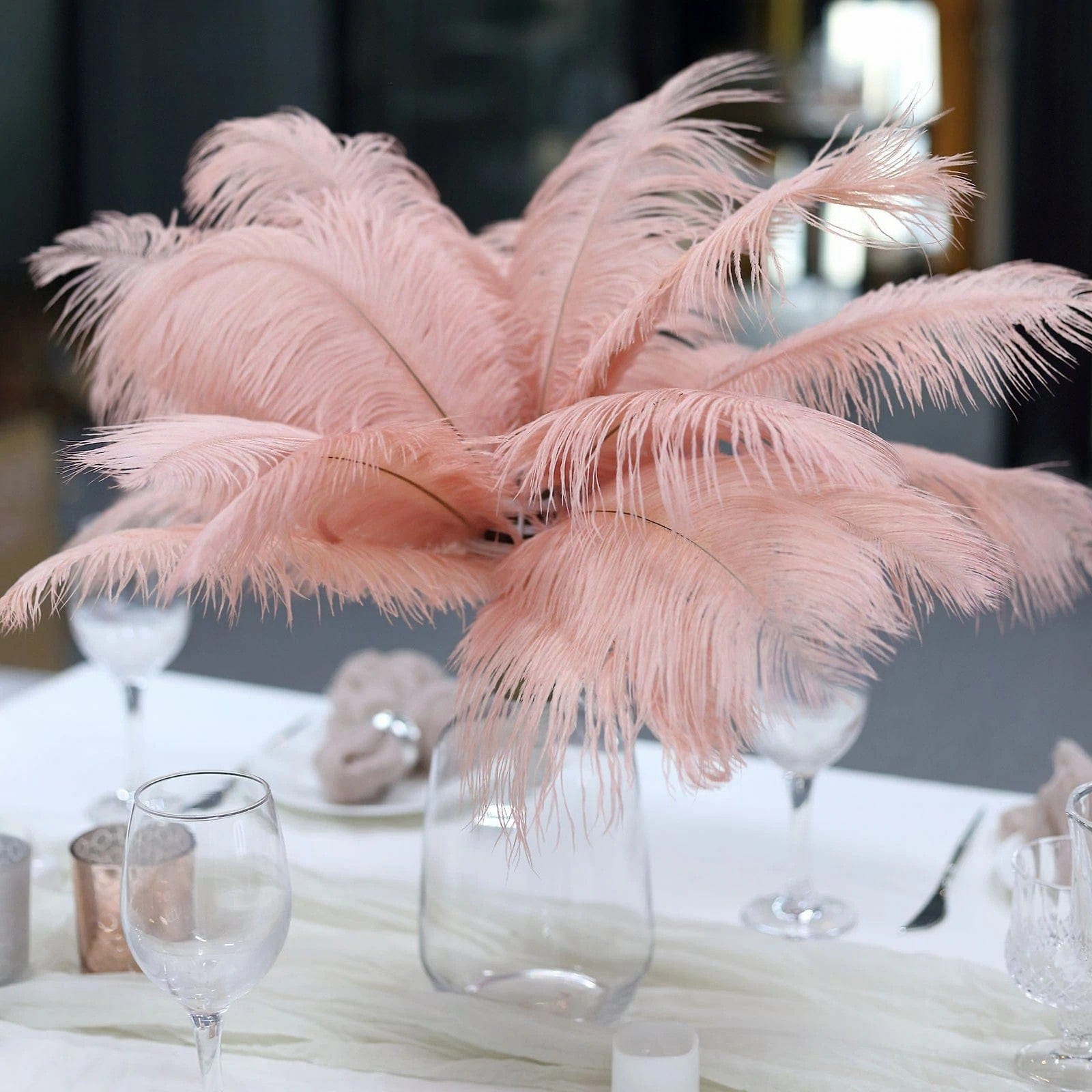 12 pcs 10-15" Authentic Ostrich Feathers