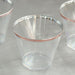 12 pcs 10 oz Clear with Rose Gold Rim Plastic Cups - Disposable Tableware DSP_CUWN002_9_CLRG2