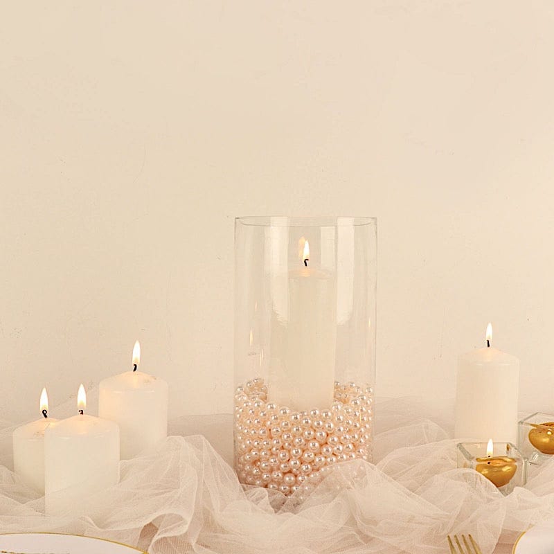 12 pcs 10" tall Cylinder Glass Wedding Centerpieces Vases - Clear VASE_A3_10