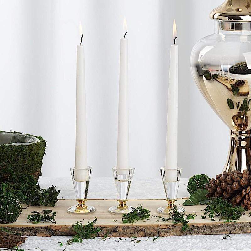 12 pcs 10" tall Premium Taper Candles