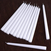 12 pcs 10" tall Premium Taper Candles