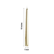 12 pcs 10" tall Premium Taper Candles