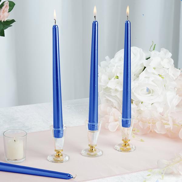 12 pcs 10" tall Premium Taper Candles