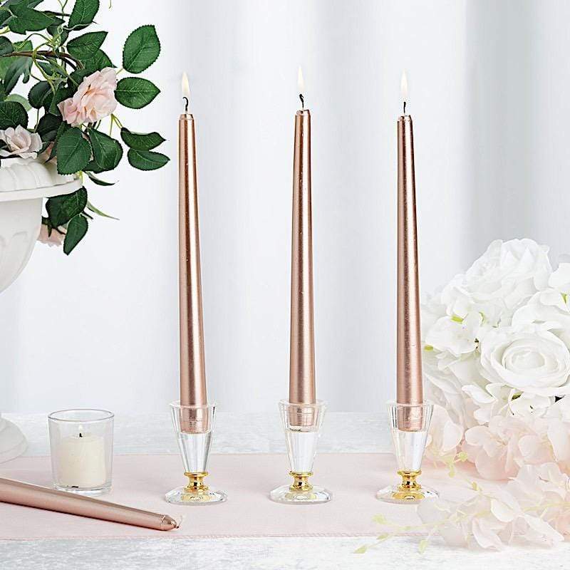 12 pcs 10" tall Premium Taper Candles