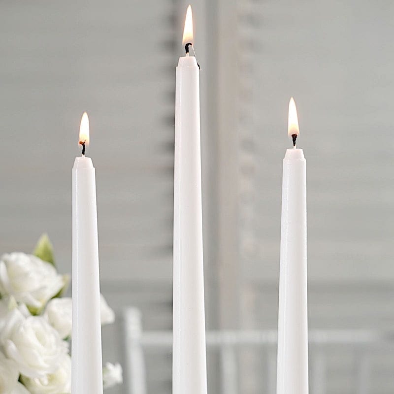 12 pcs 10" tall Premium Taper Candles