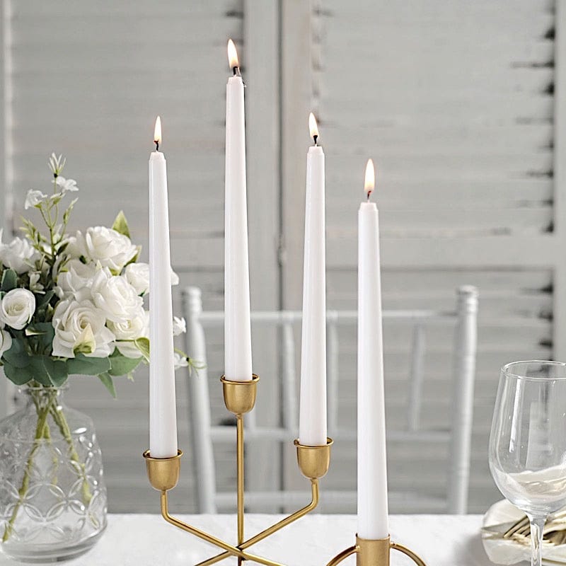 12 pcs 10" tall Premium Taper Candles