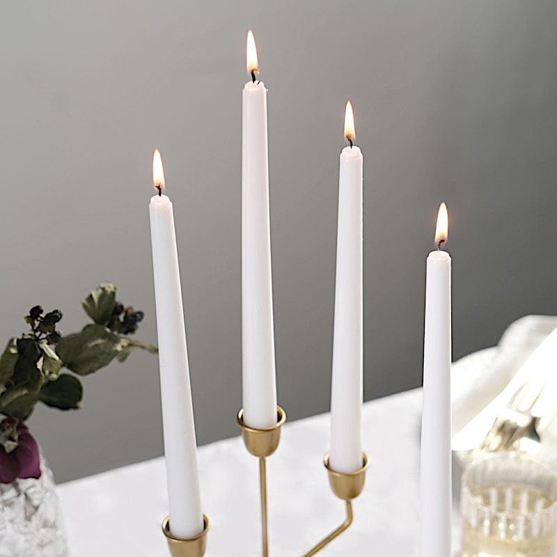 12 pcs 10" tall Premium Taper Candles