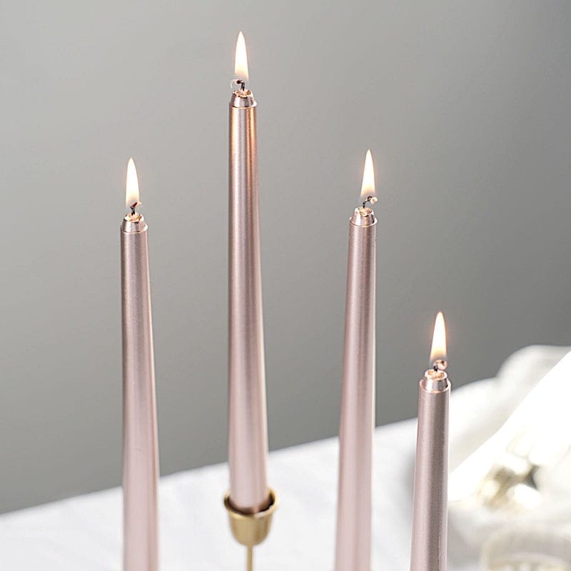 12 pcs 10" tall Premium Taper Candles