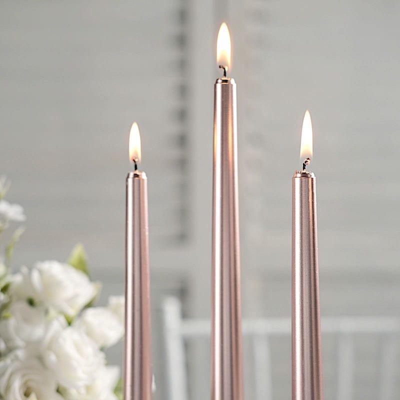 12 pcs 10" tall Premium Taper Candles