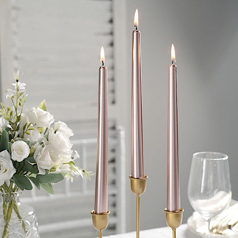 12 pcs 10" tall Premium Taper Candles