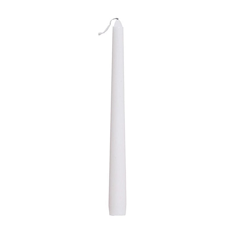 12 pcs 10" tall Premium Taper Candles