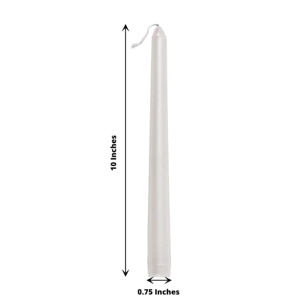 12 pcs 10" tall Premium Taper Candles