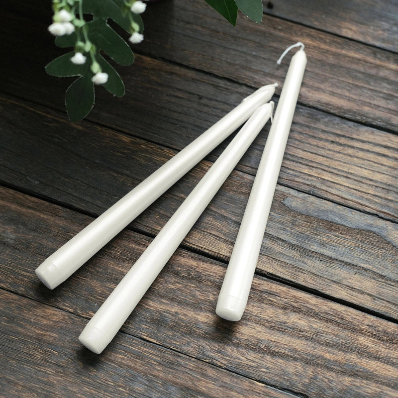 12 pcs 10" tall Premium Taper Candles